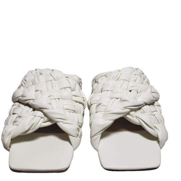 Steve Madden Marina Off White Slides Sz 5.5, 6 - Picture 6 of 10